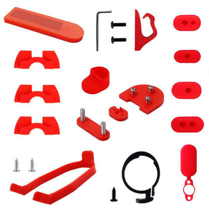 For Xiaomi M365 / M365 Pro Scooter Spare Parts Kit Replacement(Red) by bashfashion