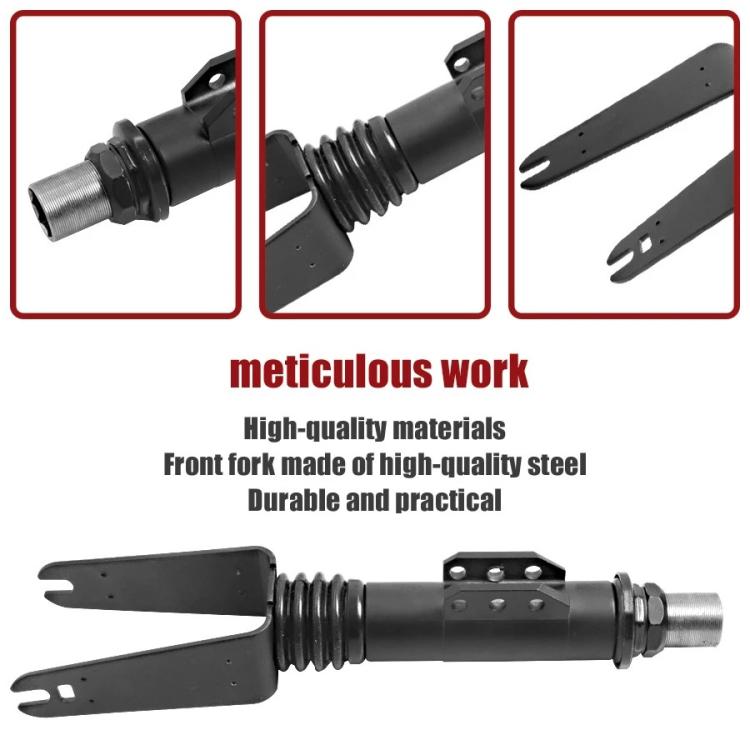 For 8-Inch Kugoo S1/S2/S3 Scooters Front Fork Assembly Replacement Suspension Part(Black) by bashfashion