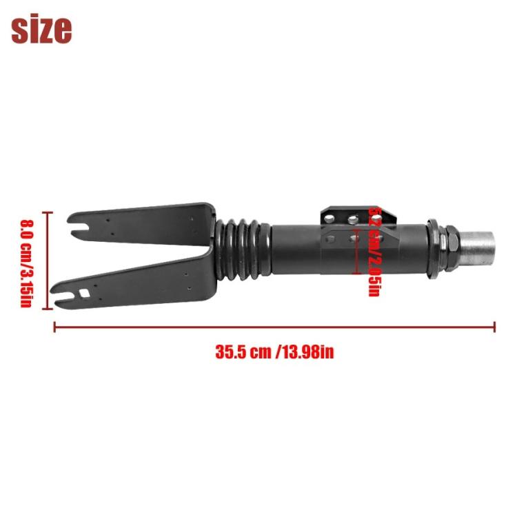 For 8-Inch Kugoo S1/S2/S3 Scooters Front Fork Assembly Replacement Suspension Part(Black) by bashfashion