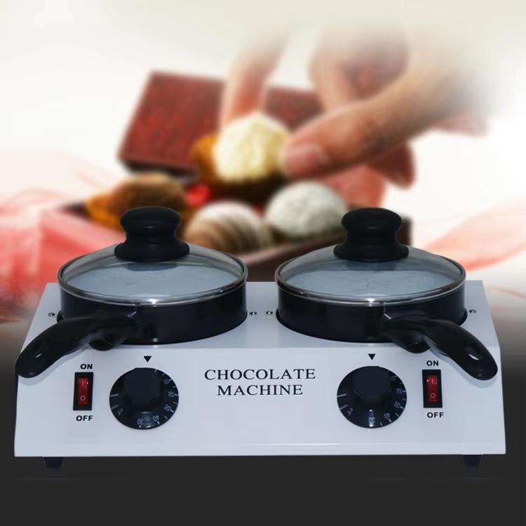 Dessert Making Double Cylinder Chocolate Hot Melt Machine US Plug by bashfashion