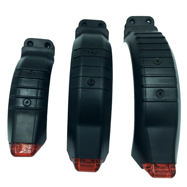 5.5 Inch Rear Mudguard Rear Wheel Brake Fender With Safe Light For Carbon Fiber Scooter by bashfashion