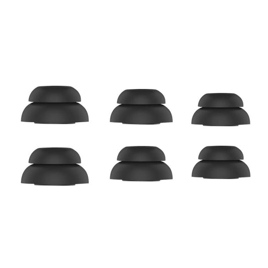 For AirPods Pro / Pro 2 AhaStyle PT99-2 Earphone Silicone Earbuds, Size: S+M+L(Black) by AhaStyle