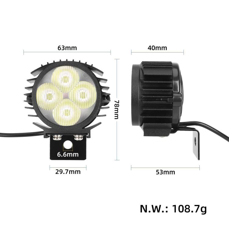 For KuKirin G2 Pro / G2 Max Electric Scooter Headlight Assembly LED Front Light Bulb Replacement Part by bashfashion