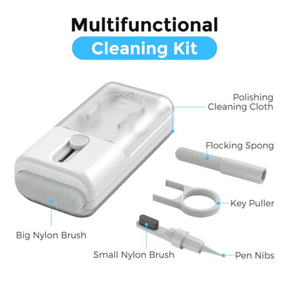 AhaStyle WG93 6 In 1 Earphone Phone Keyboard Multi-Functional Cleaning Tools by AhaStyle