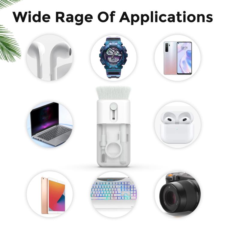 AhaStyle WG93 6 In 1 Earphone Phone Keyboard Multi-Functional Cleaning Tools by AhaStyle