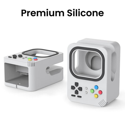 For Apple Watch AhaStyle DD05 Silicone Mini Charging Stand, Without Charger(Gray) by AhaStyle