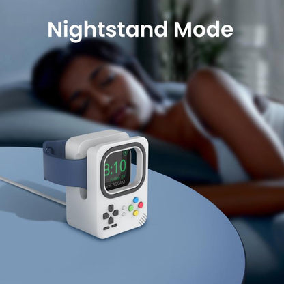 For Apple Watch AhaStyle DD05 Silicone Mini Charging Stand, Without Charger(Gray) by AhaStyle