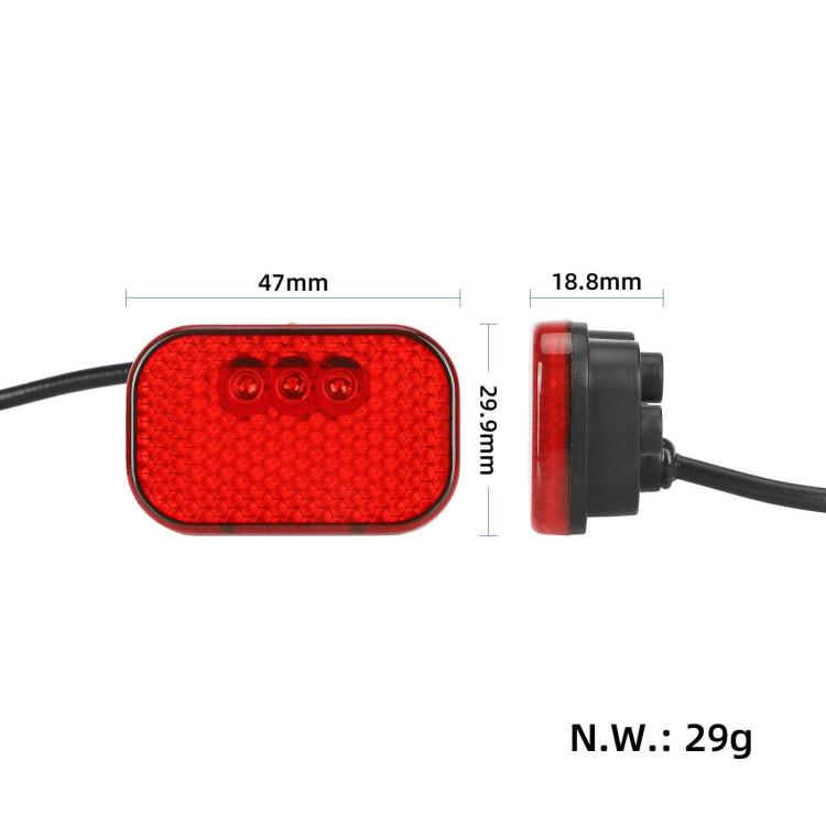 For KuKirin G2 Pro Electric Scooter Taillight LED Rear Light by bashfashion