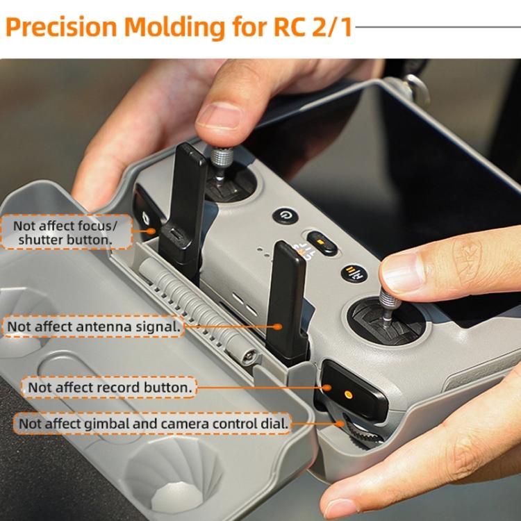 For DJI RC 2 / 1 Sunnylife ZN985 Remote Control 2 In 1 Visor Storage Case by Sunnylife