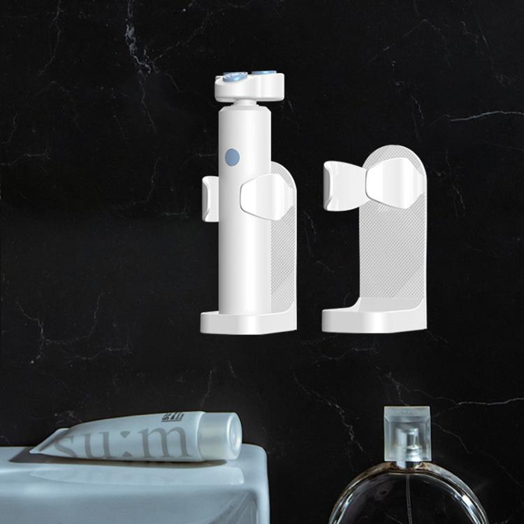 3pcs /Pack Adhesive Hook Rack for Electric Razors Shaver & Beauty Tool Organizer Semi-Open Design for Easy Access(White) by bashfashion