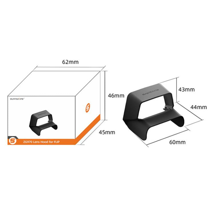For DJI Flip Sunnylife FP-ZG970 Lens Anti-Glare Hood(Black) by Sunnylife