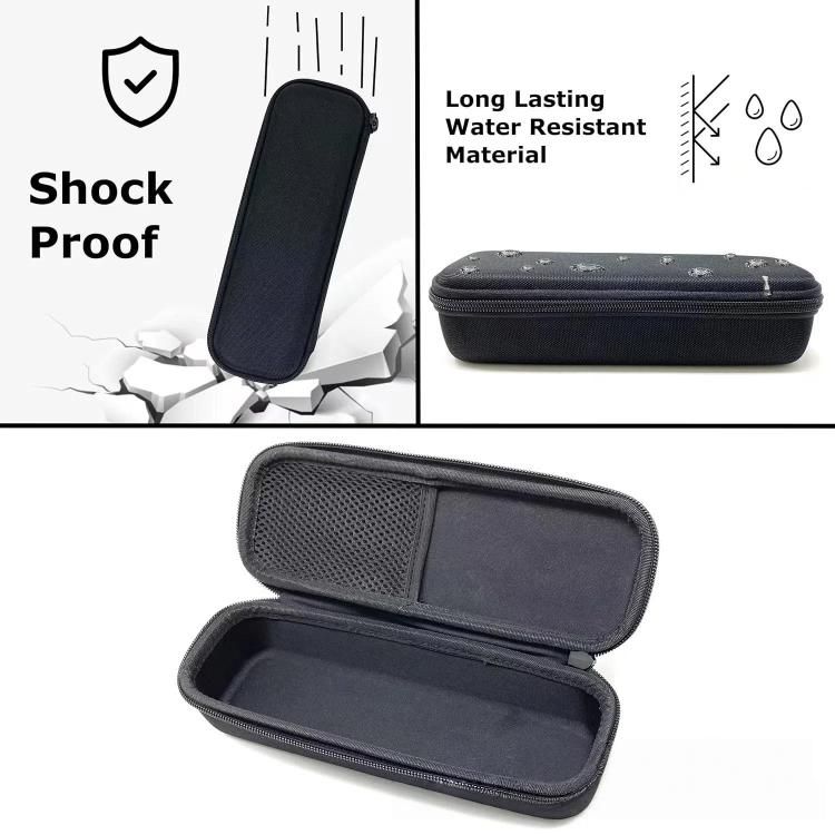 For Manscaped Lawn Mower 3.0/4.0 Trimmer Travel Case Compact EVA Portable Storage Organizer(Black) by bashfashion