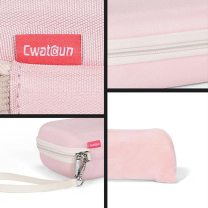 Cwatcun D204 Small Convenient Microslice Storage Bag Compact Digital Camera Waterproof Hard Case(Pink) by Cwatcun