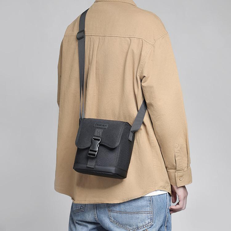 Cwatcun D186 Small Anti-scratch Lightweight Camera Shoulder Bag Camera Portable Crossbody Storage Bag(Black) by Cwatcun