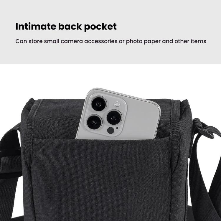 Cwatcun D186 Small Anti-scratch Lightweight Camera Shoulder Bag Camera Portable Crossbody Storage Bag(Black) by Cwatcun