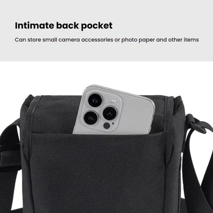 Cwatcun D186 Small Anti-scratch Lightweight Camera Shoulder Bag Camera Portable Crossbody Storage Bag(Black) by Cwatcun
