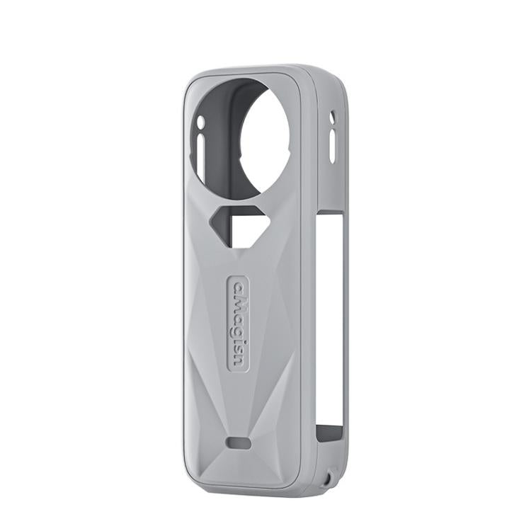 aMagisn Body Case For Insta360 X5 Action Camera Protective Accessories Gray by aMagisn