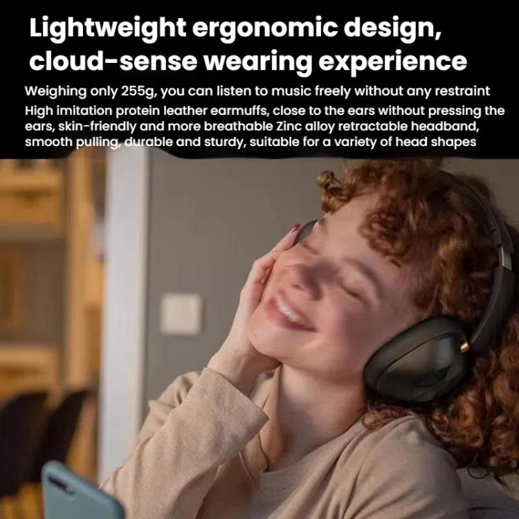 OneOdio Focus A5 ANC Active Noise Reduction Headset Wireless Bluetooth Gaming Sports Headset(Black) by OneOdio