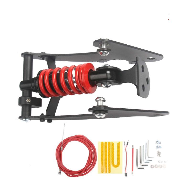 For Xiaomi Scooter Pro/Pro 2 Electric Scooter Rear Shock Absorber Suspension System Ride Vibration Reduction Kit Red by bashfashion