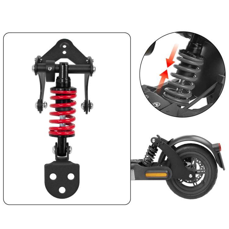For Xiaomi Scooter Pro/Pro 2 Electric Scooter Rear Shock Absorber Suspension System Ride Vibration Reduction Kit Black by bashfashion