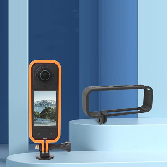 For Insta360 X5 360 Camera CQT Expandable Protective Cage Shockproof Case Vertical Black by CQT