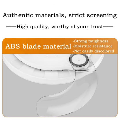 22.5-inch Invisible Blade Ceiling Fan Light with E27 Socket Dimmable LED, 3 Color Temperatures, 3 Speeds, 2H/4H Time(White) by bashfashion