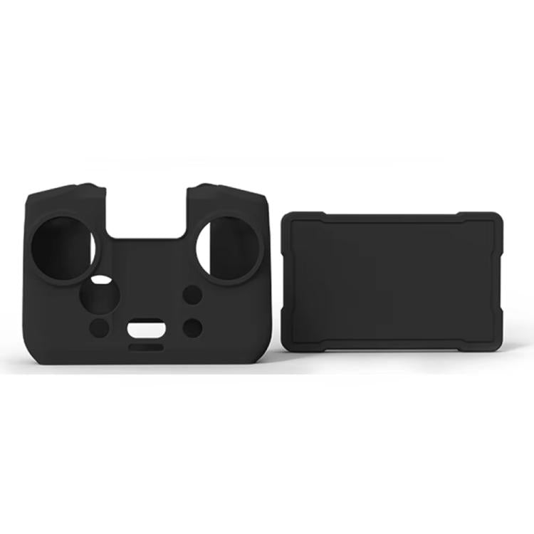 For DJI RC Pro 2 Remote Control Silicone Case Screen and Body Protective Cover(Black) by bashfashion