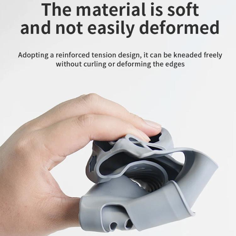 For DJI RC Pro 2 Remote Control Silicone Case Screen and Body Protective Cover(Gray) by bashfashion