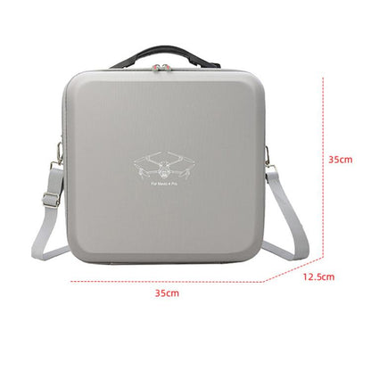 For DJI Mavic 4 Pro Fly More Combo / Creator Combo Carrying Case Durable PU Crossbody Shoulder Bag(Black) by bashfashion