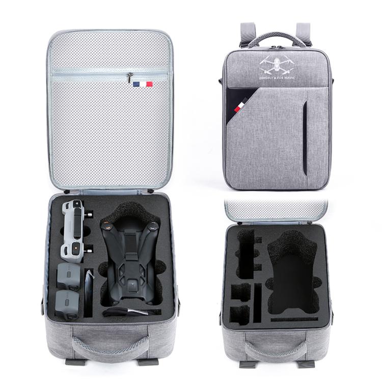 For DJI Mavic 4 Pro / RC 2 Backpack Shoulder Bag EVA Carrying Case(Gray) by bashfashion