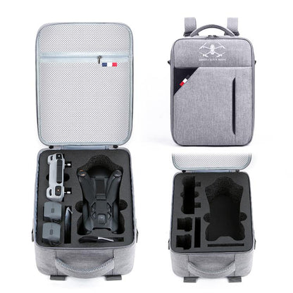 For DJI Mavic 4 Pro / RC 2 Backpack Shoulder Bag EVA Carrying Case(Gray) by bashfashion