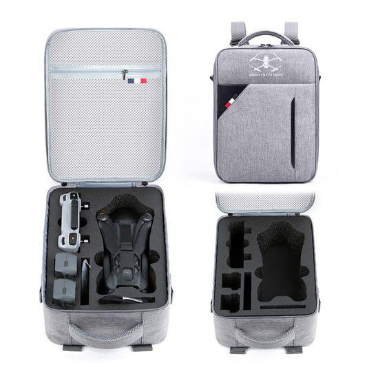 For DJI Mavic 4 Pro / RC 2 Backpack Shoulder Bag EVA Carrying Case(Gray) by bashfashion