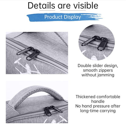 For DJI Mavic 4 Pro / RC 2 Backpack Shoulder Bag EVA Carrying Case(Gray) by bashfashion