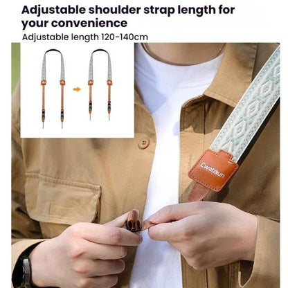 Cwatcun D193 Universal Camera Shoulder Strap Double Locking Portable Camera Accessories by Cwatcun