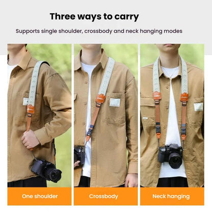 Cwatcun D193 Universal Camera Shoulder Strap Double Locking Portable Camera Accessories by Cwatcun