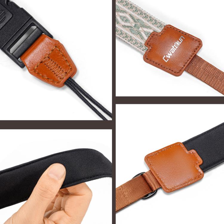 Cwatcun D193 Universal Camera Shoulder Strap Double Locking Portable Camera Accessories by Cwatcun