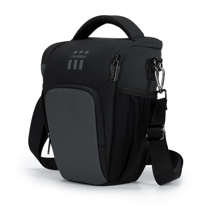 Cwatcun D1 Large Lightweight Portable Leather Film Material Camera Crossbody Bag by Cwatcun