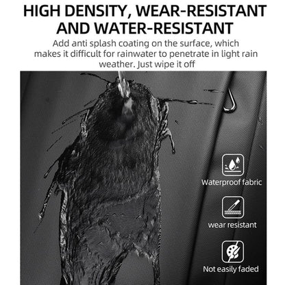 WEIXIER B759 Simple Expandable Men Shoulder Bag Large Capacity Laptop Backpacks(Black) by WEIXIER