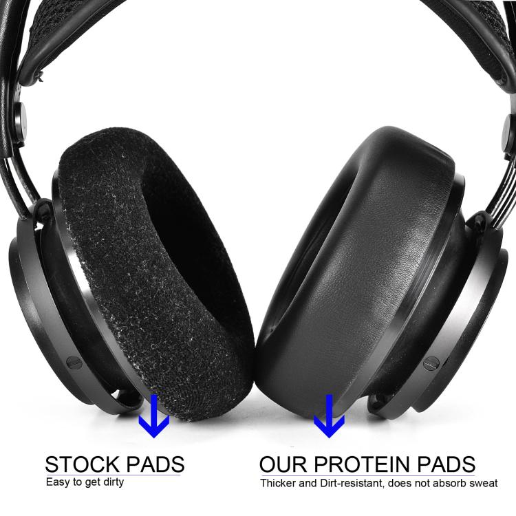 1pair Ear Pads For Philips Fidelio X2/X2HR/X1 Headphones Ear Cushion Protectors, Style: Football Net by bashfashion