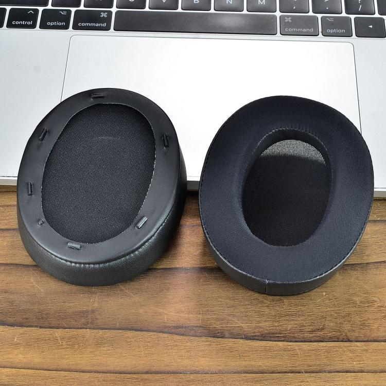 For Sony WH-XB910N 2pcs Headset Ice Cool Earmuffs Sponge Cover(Black) by bashfashion
