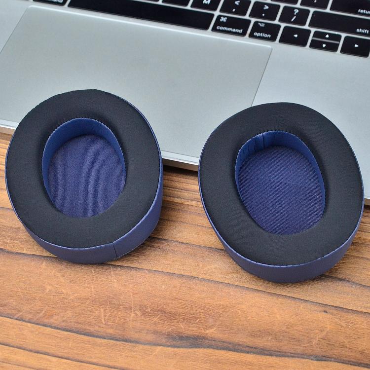 For Sony WH-XB910N 2pcs Headset Ice Cool Earmuffs Sponge Cover(Blue) by bashfashion