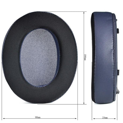 For Sony WH-XB910N 2pcs Headset Ice Cool Earmuffs Sponge Cover(Blue) by bashfashion