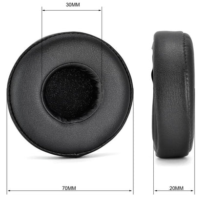 1pair 70mm Earpads For Sony WH-CH500 WH-CH510 /Sennheiser/JBL/AKG and Other Headphones(Black) by bashfashion