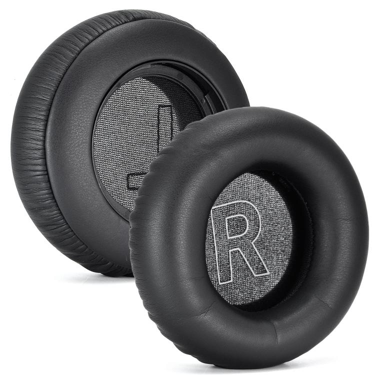 For Bang & Olufsen Beoplay H9 H7 H9i 1pair Replacement Ear Cushions with Snap-On Design(Protein Leather Black) by bashfashion