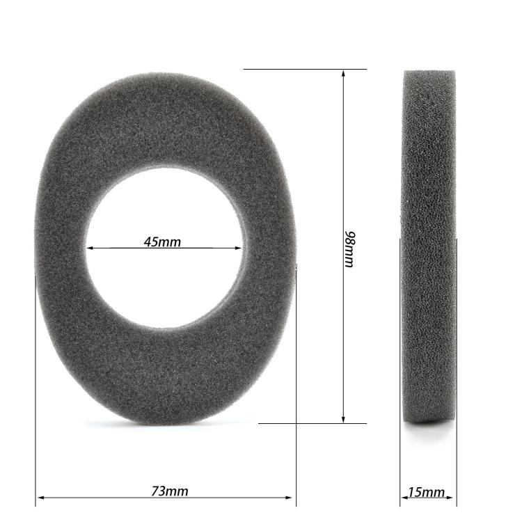 6pcs /Pack Ear Cushions For 3M WorkTunes Connect Series Headphones Noise Isolating Foam Pads, Spec: Hollow Type by bashfashion