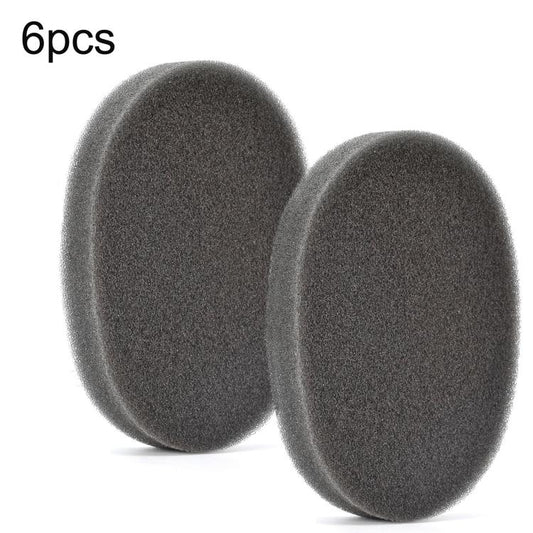 6pcs /Pack Ear Cushions For 3M WorkTunes Connect Series Headphones Noise Isolating Foam Pads, Spec: Solid Type by bashfashion