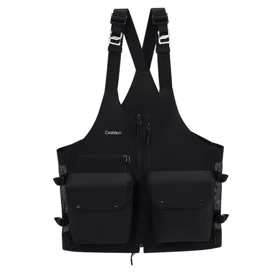 Cwatcun D192 Multifunctional Vest Outdoor Lightweight Comfortable Camera Bag by Cwatcun