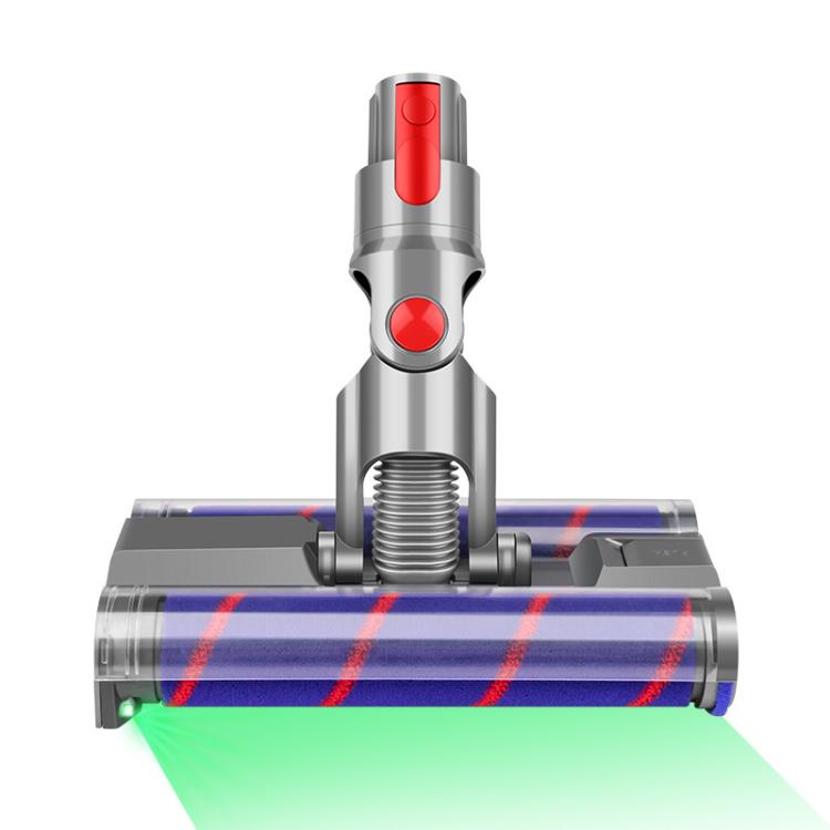 For Dyson V7/V8/V10/V11/V15 Dual Roller Soft Velvet Floor Brush With LED Dust Detection by bashfashion