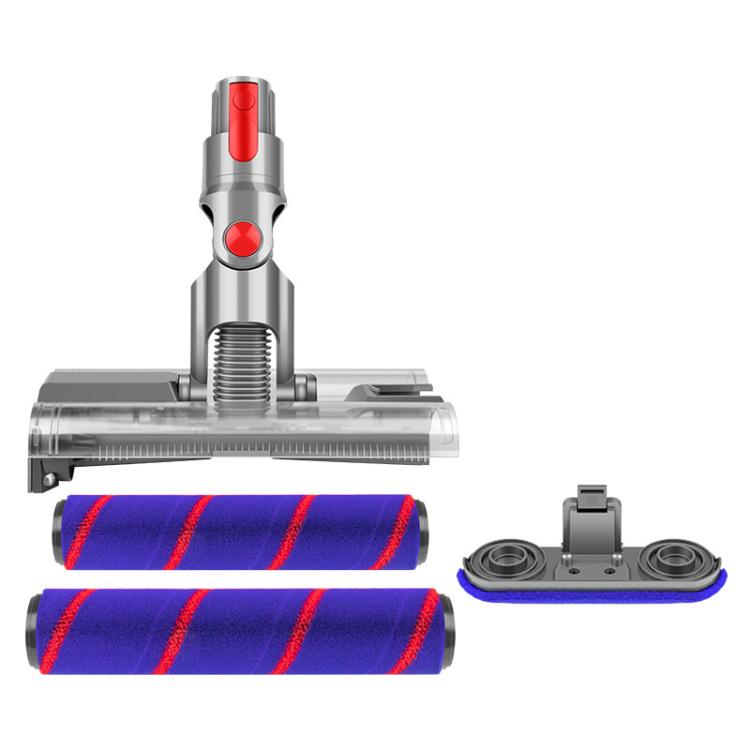 For Dyson V7/V8/V10/V11/V15 Dual Roller Soft Velvet Floor Brush With LED Dust Detection by bashfashion