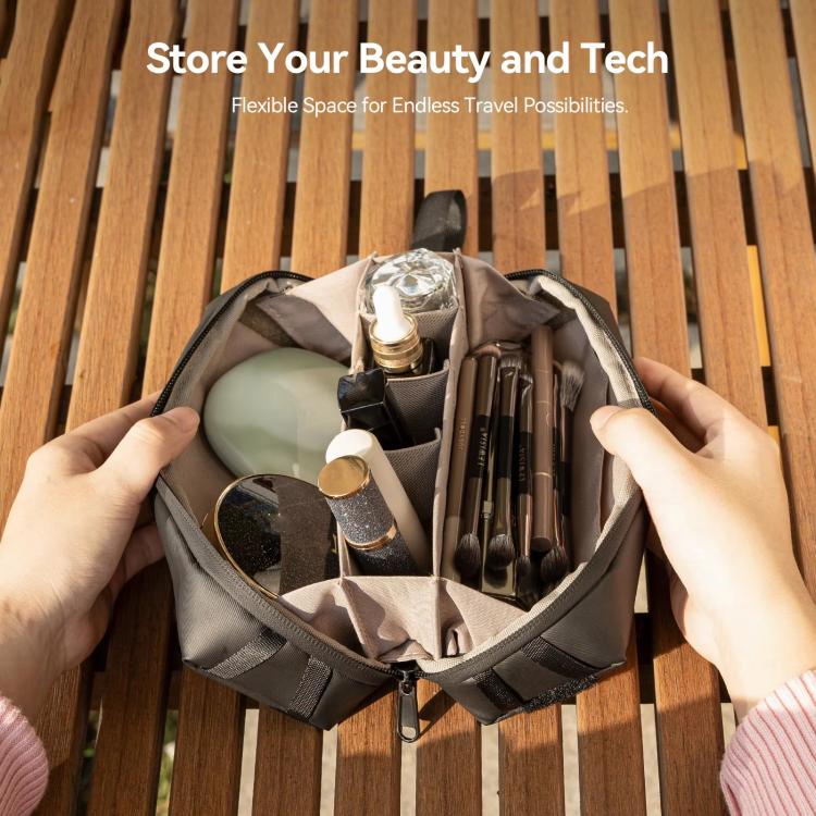 For DJI Osmo Pocket 3 Creator Combo TELESIN Universal Portable Storage Bag Carrying Case(Black) by TELESIN